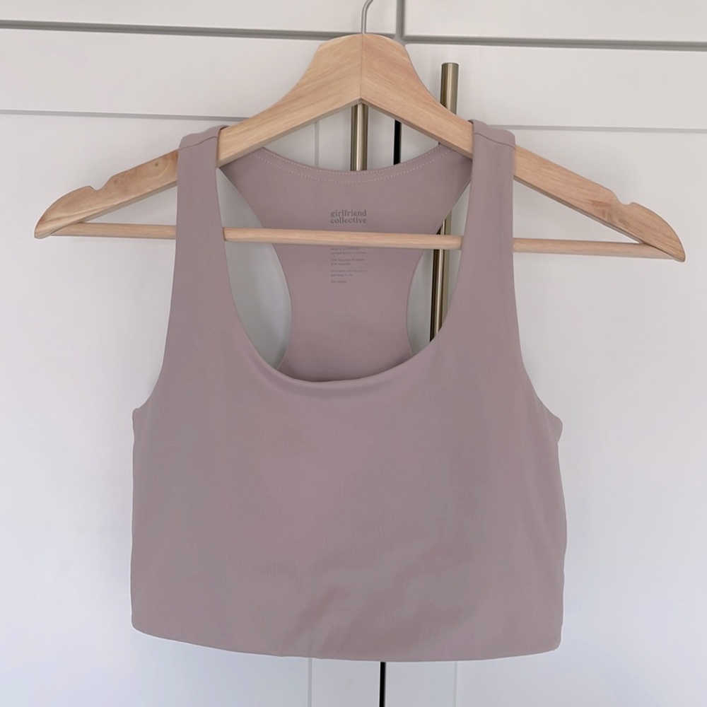 Girlfriend collective Paloma bra, size S, quartz